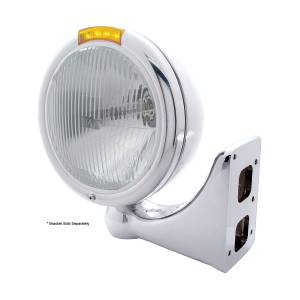 UNITED PACIFIC - UNITED PACIFIC - 31770 - FARO CLÁSICO CROMADO BOMBILLA H4 E INTERMITENTE LED - LENTE ÁMBAR - Image 4