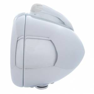 UNITED PACIFIC - UNITED PACIFIC - 32043 - GUIA CROMADA FARO 682-C H4 CON 10 LED AMBAR Y SEÑAL LED - LENTE TRANSPARENTE - Image 3