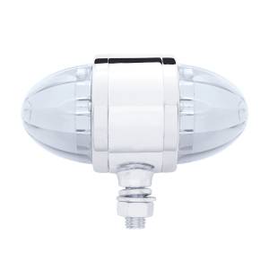 UNITED PACIFIC - UNITED PACIFIC - 32329 - LUZ DE DOBLE CARA DE SANDÍA DE 34 LED CON CARCASA CROMADA - LED ÁMBAR Y ROJO/LENTE TRANSPARENTE - Image 2