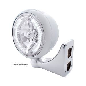 UNITED PACIFIC - UNITED PACIFIC - 32420 - GUÍA DE ACERO INOXIDABLE FARO ESTILO 682-C BOMBILLA H4 CON 34 LED BLANCO - Image 3