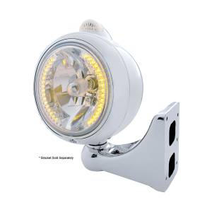 UNITED PACIFIC - UNITED PACIFIC - 32423 - GUÍA DE ACERO INOXIDABLE 682-C FARO H4 CON LED ÁMBAR Y LENTE SEÑAL TRANSPARENTE LED DE MODO DUAL - Image 4