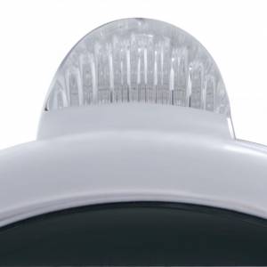 UNITED PACIFIC - UNITED PACIFIC - 32441 - GUIA CROMADA FARO 682-C H4 CON LED BLANCO Y SEÑAL LED - LENTE TRANSPARENTE - Image 3