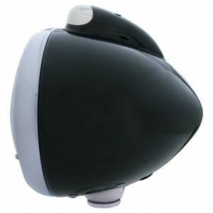 UNITED PACIFIC - UNITED PACIFIC - 32445 - FARO DELANTERO BLACK GUIDE 682-C H4 CON LED BLANCO Y SEÑAL LED - LENTE TRANSPARENTE - Image 4
