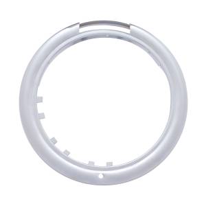 UNITED PACIFIC - UNITED PACIFIC - 32459 - FARO CLÁSICO DE MEDIA LUNA DE ACERO INOXIDABLE H4 CON LED BLANCO Y LENTE LED CLARO DE SEÑAL DE MODO DOBLE - Image 5