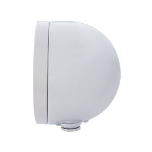 UNITED PACIFIC - UNITED PACIFIC - 32463 - FARO CLÁSICO BALA DE ACERO INOXIDABLE H4 CON LED ÁMBAR Y SEÑAL LED DE MODO DOBLE - LENTE TRANSPARENTE - Image 3