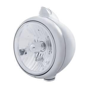 UNITED PACIFIC - 32609 - GUÍA DE ACERO INOXIDABLE 682-C FARO CRISTAL H4 Y SEÑAL LED ESTILO ORIGINAL - LENTE TRANSPARENTE