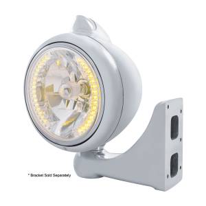 UNITED PACIFIC - UNITED PACIFIC - 32627 - GUÍA CROMADA FARO 682-C H4 CON LED ÁMBAR Y SEÑAL LED DE ESTILO ORIGINAL - LENTE TRANSPARENTE - Image 3