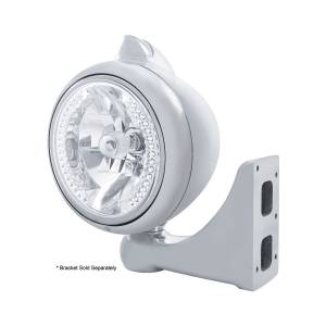 UNITED PACIFIC - UNITED PACIFIC - 32629 - GUÍA CROMADA FARO 682-C H4 CON LED BLANCO Y SEÑAL LED DE ESTILO ORIGINAL - LENTE TRANSPARENTE - Image 3