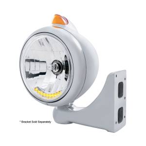 UNITED PACIFIC - UNITED PACIFIC - 32630 - GUIA CROMADA FARO 682-C H4 CON 10 LED AMBAR Y GIRO ESTILO ORIGINAL - LENTE AMBAR - Image 3