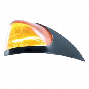 UNITED PACIFIC - UNITED PACIFIC - 32644 - FARO DELANTERO BLACK GUIDE 682-C H4 CON LED BLANCO Y SEÑAL LED DE ESTILO ORIGINAL - LENTE ÁMBAR - Image 4