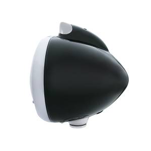 UNITED PACIFIC - UNITED PACIFIC - 32645 - FARO DELANTERO BLACK GUIDE 682-C H4 CON LED BLANCO Y SEÑAL LED DE ESTILO ORIGINAL - LENTE TRANSPARENTE - Image 2