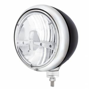 UNITED PACIFIC - 32661 - FARO GUÍA NEGRO BOMBILLA 5 LED - CROMADO