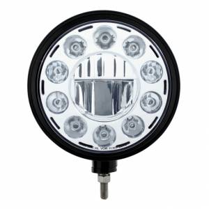 UNITED PACIFIC - UNITED PACIFIC - 32675 - FARO NEGRO CON RANURA ESTILO "BILLET" 11 BOMBILLAS LED - CROMADO - Image 2