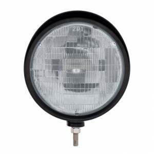 UNITED PACIFIC - UNITED PACIFIC - 32678 - FARO CON RANURA ESTILO "BILLET" NEGRO CON VISERA BOMBILLA H6024 - Image 2