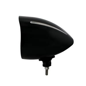 UNITED PACIFIC - UNITED PACIFIC - 32684 - FARO CON RANURA ESTILO "BILLET" NEGRO CON VISERA BOMBILLA 9007 CON BORDE HALO LED BLANCO - Image 3