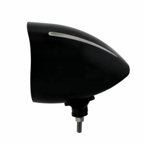 UNITED PACIFIC - UNITED PACIFIC - 32685 - FARO NEGRO ESTILO "BILLET" CON VISERA BOMBILLA H6014 - Image 4