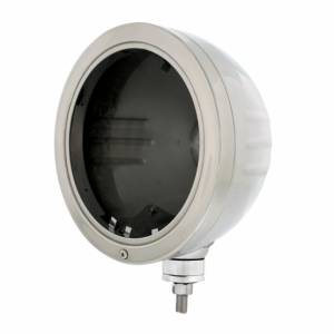 UNITED PACIFIC - 32729 - CARCASA DEL FARO DE INOXIDABLE "BULLET" CON RAYAS EN RELIEVE