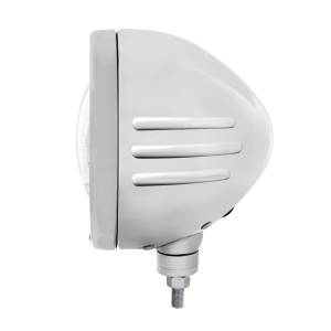 UNITED PACIFIC - UNITED PACIFIC - 32770 - CARCASA DE FARO DE RAYAS CON GRABADO DE BALA DE INOXIDABLE CON 5 LED FARO REDONDO DE 7" - Image 2
