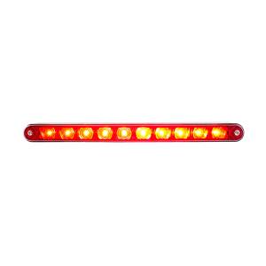 UNITED PACIFIC - UNITED PACIFIC - 32778 - BARRA DE LUCES CON FUNCIÓN DE GIRO DIVIDIDO DE 9" DE 10 LED CON BISEL - LED ROJO/LEENTE ROJA - Image 4