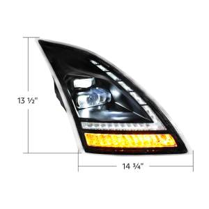 UNITED PACIFIC - UNITED PACIFIC - 32939 - FARO BLACKOUT FULL LED CON INTERMITENTE SECUENCIAL CONMUTABLE. 2018-2024 VOLVO VNL-PASAJERO - Image 13
