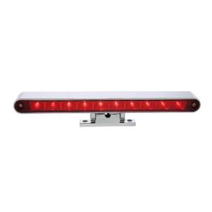 UNITED PACIFIC - UNITED PACIFIC - 33009 - TERCERA LUZ DE FRENO DE 10 LED DE DOBLE FUNCIÓN CON BASE DE PEDESTAL GIRATORIA CROMADA - LED ROJO/LENTE ROJA - Image 3