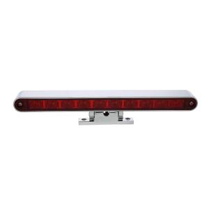 UNITED PACIFIC - UNITED PACIFIC - 33009 - TERCERA LUZ DE FRENO DE 10 LED DE DOBLE FUNCIÓN CON BASE DE PEDESTAL GIRATORIA CROMADA - LED ROJO/LENTE ROJA - Image 4