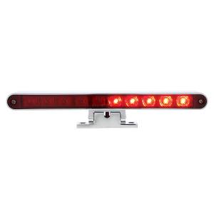 UNITED PACIFIC - UNITED PACIFIC - 33010 - TERCERA LUZ DE FRENO DE FUNCIÓN DIVIDIDA DE 10 LED CON BASE DE PEDESTAL GIRATORIA CROMADA - LED ROJO/LENTE ROJA - Image 3