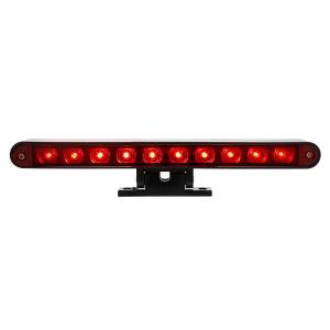 UNITED PACIFIC - 33011 - TERCERA LUZ DE FRENO DE 10 LED DE DOBLE FUNCIÓN CON BASE DE PEDESTAL GIRATORIA NEGRA - LED ROJO/LENTE ROJA