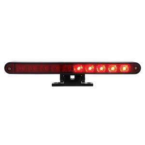 UNITED PACIFIC - UNITED PACIFIC - 33012 - TERCERA LUZ DE FRENO CON FUNCIÓN DIVIDIDA DE 10 LED CON BASE DE PEDESTAL GIRATORIA NEGRA - LED ROJO/LEENTE ROJA - Image 2