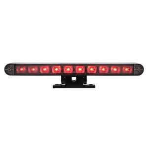 UNITED PACIFIC - 33014 - TERCERA LUZ DE FRENO DE 10 LED DE DOBLE FUNCIÓN CON BASE DE PEDESTAL GIRATORIA NEGRA - LED ROJO/LENTE TRANSPARENTE