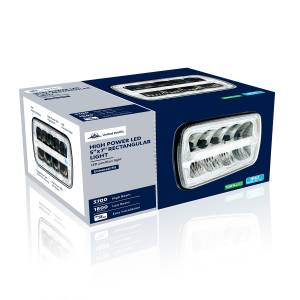 UNITED PACIFIC - UNITED PACIFIC - 34122 - ULTRALIT - 9 LUCES RECTANGULARES LED DE ALTA POTENCIA DE 5" X 7`" CON BARRA DE LUCES DE POSICIÓN BLANCA - Image 6