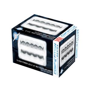 UNITED PACIFIC - UNITED PACIFIC - 34125 - ULTRALIT - 9 LUZ RECTANGULAR LED DE ALTA POTENCIA DE 4" X 6" CON BARRA DE LUZ DE POSICIÓN BLANCA - Image 3