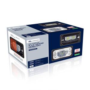 UNITED PACIFIC - UNITED PACIFIC - 34131 - ULTRALIT - FARO LED CALEFACTADO DE 4" X 6" CON LENTE DE CRISTAL Y CARCASA DE ALUMINIO - LUZ DE CORTE - CROMADO - Image 6