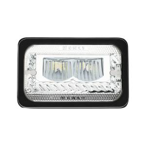 UNITED PACIFIC - UNITED PACIFIC - 34132 - ULTRALIT - FARO LED CALEFACTADO DE 4" X 6" CON LENTE DE CRISTAL Y CARCASA DE ALUMINIO - LUZ ALTA - CROMADA - Image 2