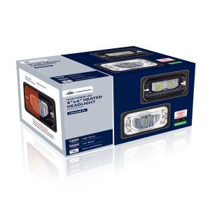 UNITED PACIFIC - UNITED PACIFIC - 34132 - ULTRALIT - FARO LED CALEFACTADO DE 4" X 6" CON LENTE DE CRISTAL Y CARCASA DE ALUMINIO - LUZ ALTA - CROMADA - Image 8