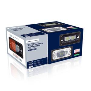 UNITED PACIFIC - UNITED PACIFIC - 34133 - ULTRALIT - FARO LED CALEFACTADO DE 4" X 6" CON LENTE DE CRISTAL Y CARCASA DE ALUMINIO - LUZ DE CRUCE - NEGRO - Image 5
