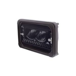 UNITED PACIFIC - UNITED PACIFIC - 34134 - ULTRALIT - FARO LED CALEFACTADO DE 4" X 6" CON LENTE DE CRISTAL Y CARCASA DE ALUMINIO - LUZ ALTA - NEGRO - Image 3