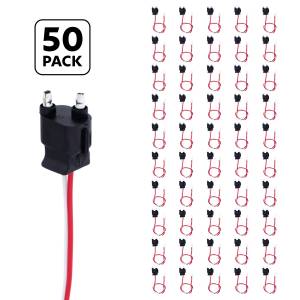 UNITED PACIFIC - UNITED PACIFIC - 34211P50 - COLECTA DE 2 CABLES CON ENCHUFE RECTO DE 2 PUNTAS - CABLE DE 12" (PAQUETE DE 50) - Image 2