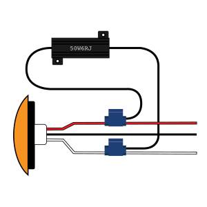 UNITED PACIFIC - UNITED PACIFIC - 34235 - RESISTENCIA DE CARGA - 50 WATT/6 OHM - SERIE COMPETICIÓN (PAR) - Image 5