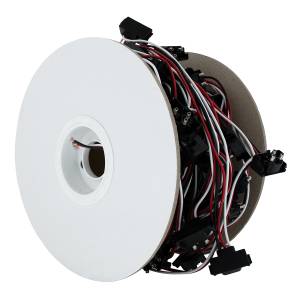 UNITED PACIFIC - 34243 - ROLLO DE MAZO DE CABLES DE ENCHUFES DE BALA DE ÁNGULO RECTO MACHO DE 3 PUNTAS DE 100 CUENTAS - PLOMO DE 12" ENTRE ENCHUFES