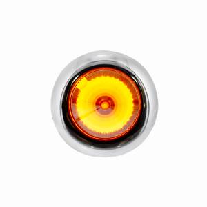 UNITED PACIFIC - UNITED PACIFIC - 34841 - LUZ MINI SPIKE DE 3/4" DE DOBLE FUNCIÓN DE 4 LED CON BISEL DE ACERO INOXIDABLE (LIQUIDACIÓN/MARCADOR) - LED ÁMBAR/LENTE ÁMBAR - Image 3