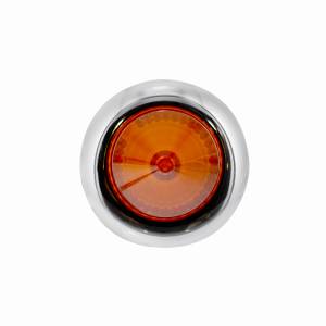 UNITED PACIFIC - UNITED PACIFIC - 34841 - LUZ MINI SPIKE DE 3/4" DE DOBLE FUNCIÓN DE 4 LED CON BISEL DE ACERO INOXIDABLE (LIQUIDACIÓN/MARCADOR) - LED ÁMBAR/LENTE ÁMBAR - Image 4