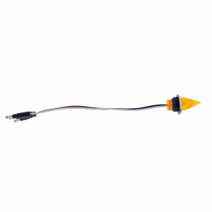 UNITED PACIFIC - UNITED PACIFIC - 34841 - LUZ MINI SPIKE DE 3/4" DE DOBLE FUNCIÓN DE 4 LED CON BISEL DE ACERO INOXIDABLE (LIQUIDACIÓN/MARCADOR) - LED ÁMBAR/LENTE ÁMBAR - Image 6