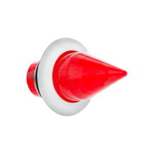 UNITED PACIFIC - UNITED PACIFIC - 34842 - LUZ MINI SPIKE DE 3/4" DE DOBLE FUNCIÓN DE 4 LED CON BISEL DE ACERO INOXIDABLE (LIQUIDACIÓN/MARCADOR) - LED ROJO/LENTE ROJA - Image 2
