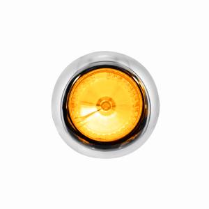 UNITED PACIFIC - UNITED PACIFIC - 34843 - LUZ MINI SPIKE DE 3/4" DE DOBLE FUNCIÓN DE 4 LED CON BISEL DE ACERO INOXIDABLE (LIQUIDACIÓN/MARCADOR) - LED ÁMBAR/LENTE TRANSPARENTE - Image 3