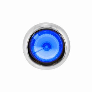 UNITED PACIFIC - UNITED PACIFIC - 34845 - LUZ MINI SPIKE DE 3/4" DE DOBLE FUNCIÓN DE 4 LED CON BISEL DE ACERO INOXIDABLE (LIQUIDACIÓN/MARCADOR) - LED AZUL/LENTE TRANSPARENTE - Image 3