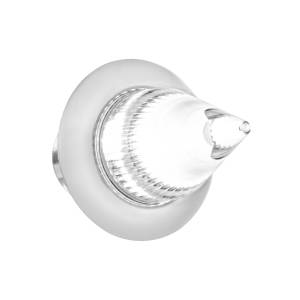 UNITED PACIFIC - 34846 - LUZ MINI SPIKE DE 3/4" DE DOBLE FUNCIÓN DE 4 LED CON BISEL DE ACERO INOXIDABLE (LIQUIDACIÓN/MARCADOR) - LED BLANCO/LENTE TRANSPARENTE