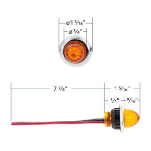 UNITED PACIFIC - UNITED PACIFIC - 34852 - MINI LUZ DE SANDÍA DE 3/4" DE DOBLE FUNCIÓN DE 4 LED (LIQUIDACIÓN/MARCADOR) - LED BLANCO/LENTE TRANSPARENTE - Image 12