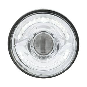 UNITED PACIFIC - UNITED PACIFIC - 35888 - FARO LED ULTRALITICO REDONDO DE 5-3/4" CON BARRA DE LUCES DE DOBLE COLOR DE 60 LED, LED ÁMBAR Y BLANCO - LUZ ALTA - Image 3