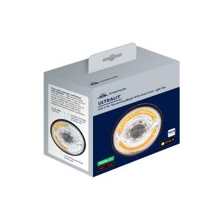 UNITED PACIFIC - UNITED PACIFIC - 35888 - FARO LED ULTRALITICO REDONDO DE 5-3/4" CON BARRA DE LUCES DE DOBLE COLOR DE 60 LED, LED ÁMBAR Y BLANCO - LUZ ALTA - Image 6